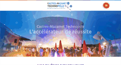 Desktop Screenshot of castres-mazamet-technopole.fr