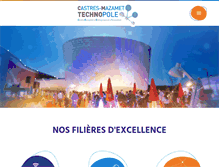 Tablet Screenshot of castres-mazamet-technopole.fr